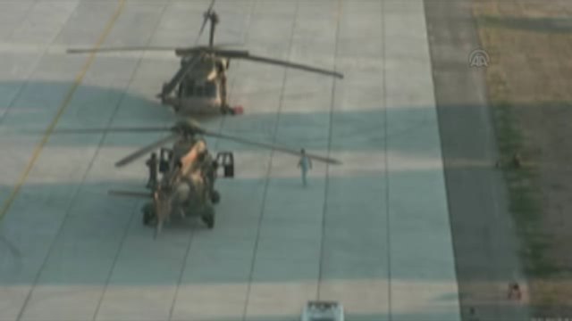 Çiğli 2. Ana Jet Üssü'ndeki Darbe Girişimi Hareketliliği Güvenlik Kamerasında