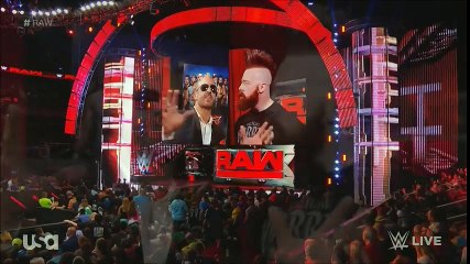 Stephanie McMahon, Mick Foley, Sheamus and Cesaro Backstage Segment