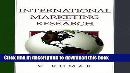 [Read PDF] International Marketing Research Ebook Online