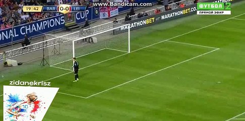 Lionel Messi Brilliant Nutmeg HD - FC Barcelona vs Leicester - International Champions Cup - 03/08/2016