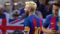 Lionel Messi Curve Shoot HD - Barcelona 0-0 Leicester ICC