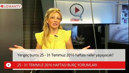 Yengeç burcu 25 - 31 Temmuz 2016 haftası neler yaşayacak?