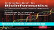 Books Introduction to Bioinformatics: A Theoretical And Practical Approach Free Download