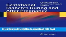 Books Gestational Diabetes During and After Pregnancy Free Online