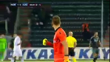 Stefanos Athanasiadis Goal HD - PAOK 1-0 Ajax 03.08.2016