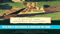 Download I Never Saw Another Butterfly: Children s Drawings and Poems from the Terezin