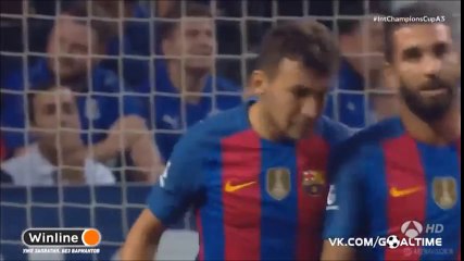 All Goals HT -  FC Barcelona 3-0 Leicester City 8 4 2016