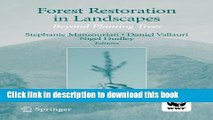 Ebook Forest Restoration in Landscapes: Beyond Planting Trees Full Online