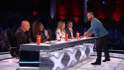Jon Dorenbos- NFL Magician Makes Stunning Artistic Predictions - America's Got Talent 2016