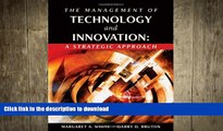 FAVORIT BOOK The Management of Technology and Innovation: A Strategic Approach (with InfoTrac)