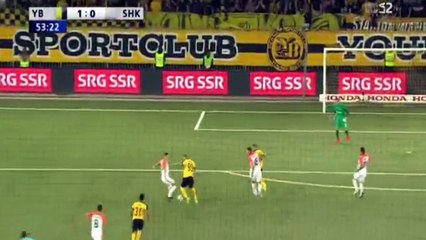 Yuya Kubo GOAL - Young Boys 1-0 Shakhtar Donetsk - 03.08.2016