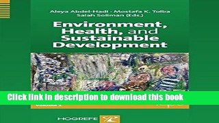 Books Environment, Health, and Sustainable Development: In the Series: Advances in