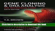 Ebook Gene Cloning and DNA Analysis: An Introduction Full Online
