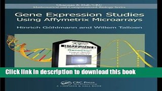 Ebook Gene Expression Studies Using Affymetrix Microarrays (Chapman   Hall/CRC Mathematical and