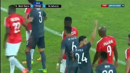Shir Tzedek GOAL - H. Beer Sheva 1-0 Olympiakos Piraeus - 03.08.2016