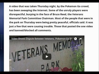 Officials may ban Pokemon from park after Vietnam vet given citation