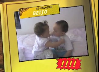 1º BEIJO - BEBES ENGRAÇADOS (PEDRINHO E BELINHA) - FUNNY BABIES