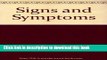 Books Sign and Symptoms: Applied Pathologic Physiology and Clinical Interpretation Free Online