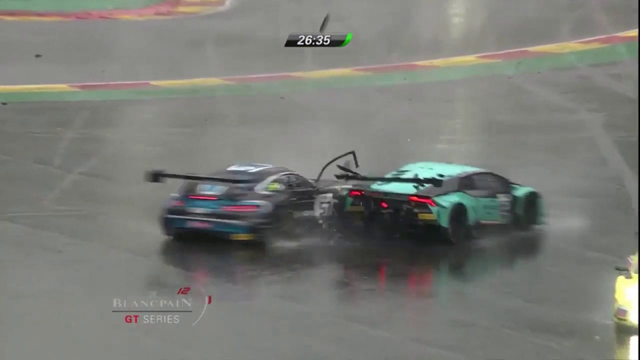 24h Spa 2016 Big Crashes Rain Chaos