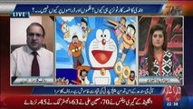 PTI has Become a Cartoon Party، They Should have Ashamed Shahbaz Sharif for DG KHAN Incident - Rauf Klasra Criticizes PTI for Seeking ban on Cartoon Series 'Doraemon'