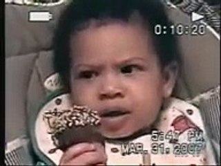 Baby s makes funny but evil face- Evil Eye