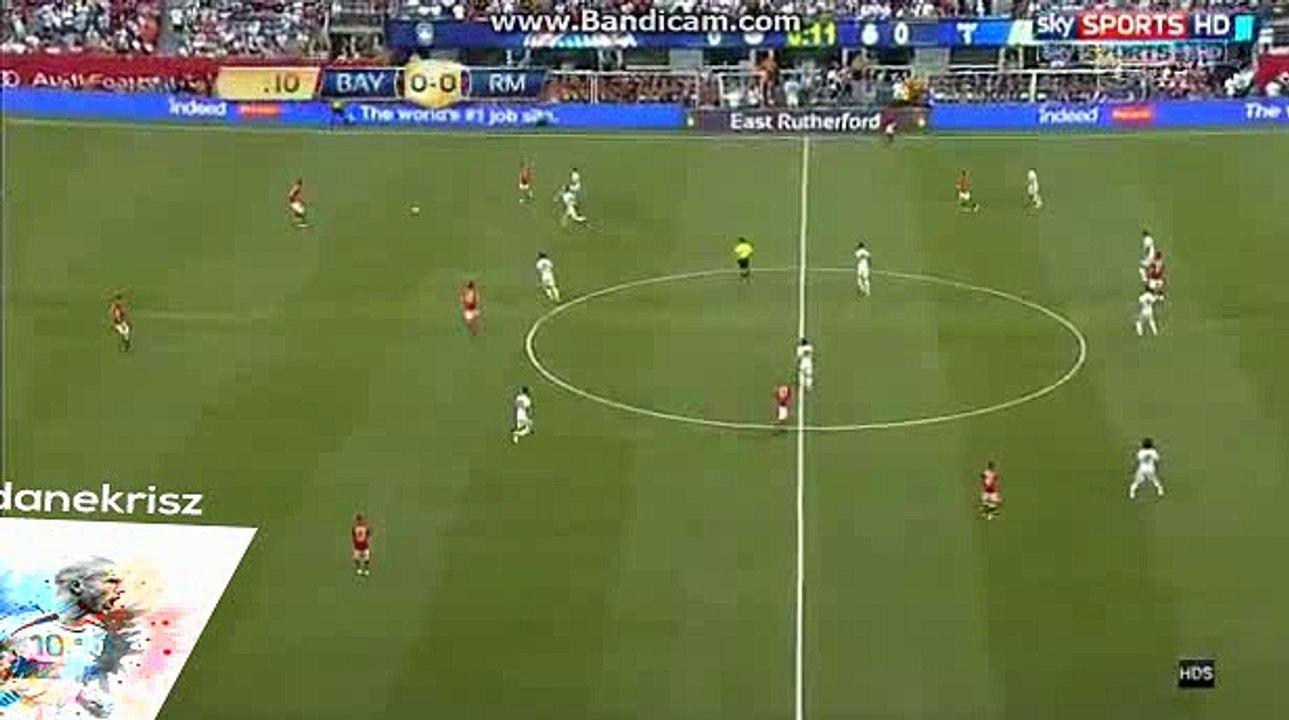 Xabi Alonso Brilliant Long Pass -  Bayern Munich vs Real Madrid (International Champions Cup)