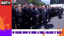 UN POLICIER REFUSE DE SERRER LA MAIN DE FRANÇOIS HOLLANDE ET MANUEL VALLS !