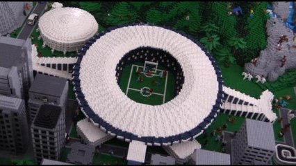Una replica de Río construida con Lego da la bienvenida a los olímpicos