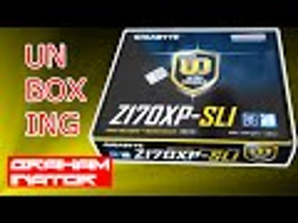 Z170XP SLI Ultra Durable Motherboard Unboxing!
