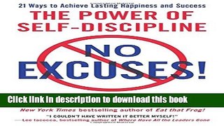 Ebook No Excuses!: The Power of Self-Discipline Free Download