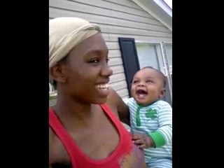 Baby Finds His Aunt Spitting Seeds Hilarious