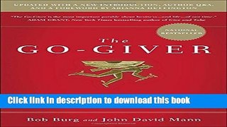 Books The Go-Giver, Expanded Edition: A Little Story About a Powerful Business Idea Free Online