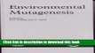 Ebook Environmental Mutagenesis (Human Molecular Genetics) Free Online