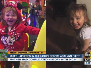 What happened in the hours before Adalynn died?
