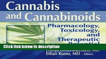 Ebook Cannabis and Cannabinoids: Pharmacology, Toxicology, and Therapeutic Potential Free Online