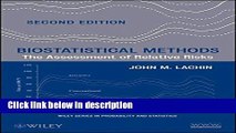 Books Biostatistical Methods: The Assessment of Relative Risks Full Download