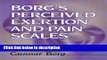 Books Borg s Perceived Exertion and Pain Scales Full Online