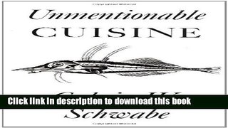 Books Unmentionable Cuisine Free Online