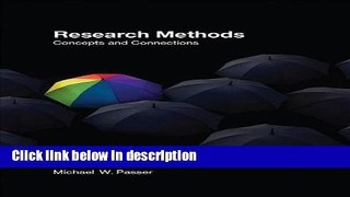Ebook Research Methods: Concepts and Connections Free Online