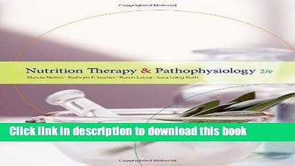 Books Nutrition Therapy and Pathophysiology by Nelms, Marcia, Sucher, Kathryn P., Lacey, Karen,