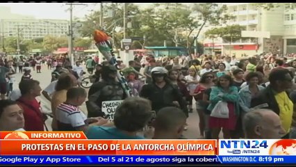 Brasileños reclaman que el Gobierno destina presupuesto para los JJ.OO. y no para mejorar la salud, educación y vivienda