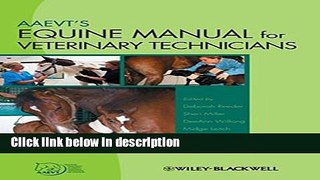 Ebook AAEVT s Equine Manual for Veterinary Technicians Full Online