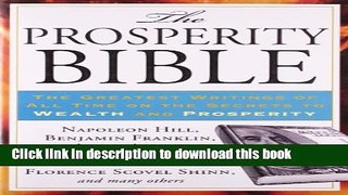 Books The Prosperity Bible: The Greatest Writings of All Time on the Secrets to  Wealth and