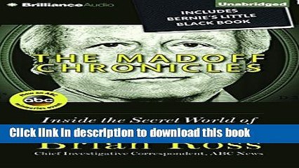 PDF  The Madoff Chronicles: Inside the Secret World of Bernie and Ruth  Free Books