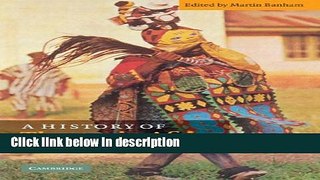 Ebook A History of Theatre in Africa Full Online