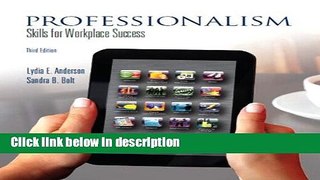 Ebook Professionalism: Skills for Workplace Success Plus NEW MyStudentSuccessLab 2012 Update --