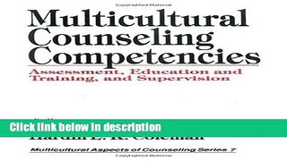 Ebook Multicultural Counseling Competencies: Assessment, Education and Training, and Supervision