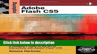 Books Exploring Adobe Flash CS5 (Design Exploration Series) Full Online