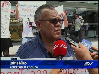 Acreedores de empresas vinculadas a Proinco protestaron
