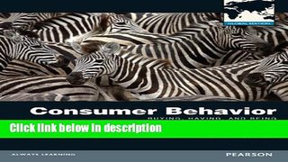 Ebook Consumer Behavior: Buying, Having, and Being Free Download